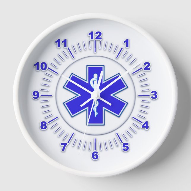 Paramedic Clock Wanduhr (Vorderseite)
