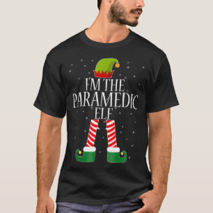 Paramedic Elf Tshirt Funny Christmas Elves T-Shirt
