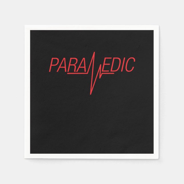 Paramedic EMT EMS Ambulance Medicine First Aid Gif Serviette (Vorderseite)