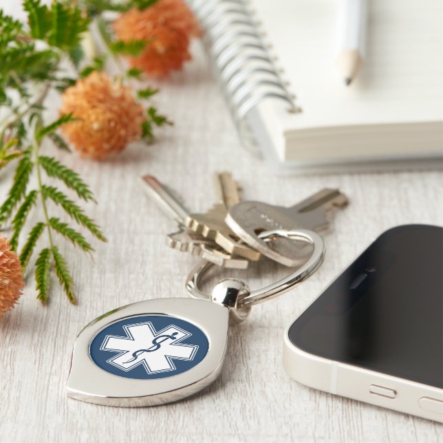 Paramedic EMT EMS Schlüsselanhänger (Seite)