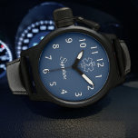 Paramedic EMT EMS Signature Armbanduhr<br><div class="desc">Große Vorsicht für Sanitäter,  EMT und EMS A-EMCA oder alle in der Medizin und erste Reaktion. Rod of Asclepius Design.</div>