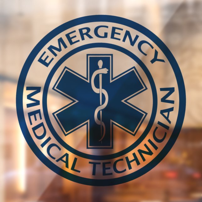 Paramedic EMT EMS  Window Cling Fensteraufkleber (Blatt 2)