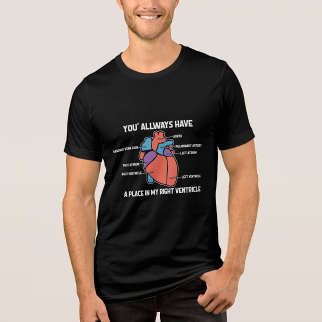 Paramedic EMT First Respondern Tri-Blend Shirt (Vorderseite)