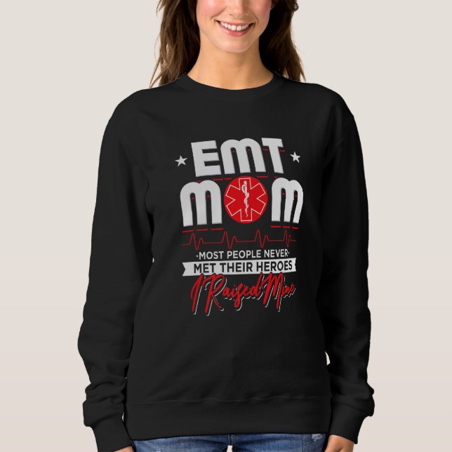 Paramedic Emt Mama Sweatshirt (Vorderseite)