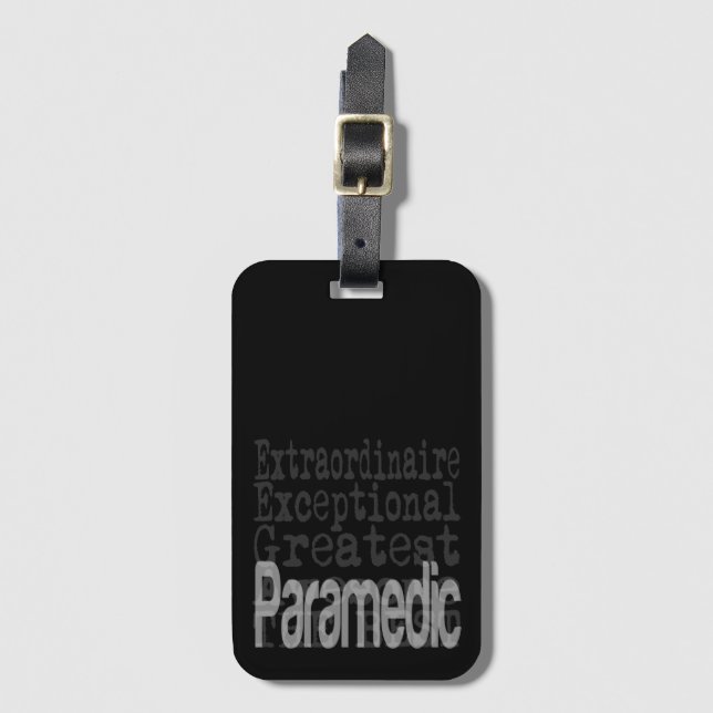 Paramedic Extraordinaire Gepäckanhänger (Vorderseite Vertikal)