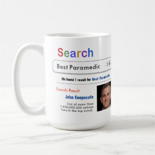 Paramedic Funny Custom Best Search Geschenk Tasse