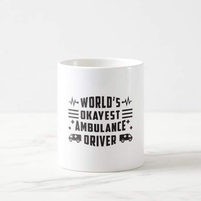 Paramedic-Geschenk für den weltbesten Krankenwagen Kaffeetasse (Mittel)