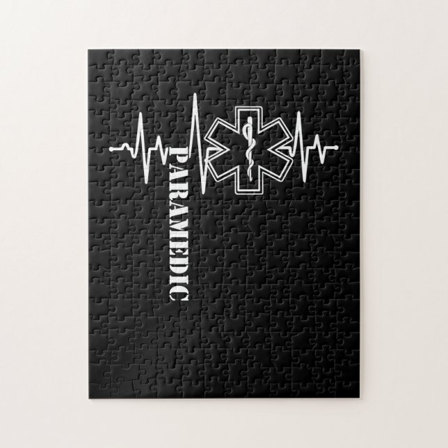 Paramedic Heartbeat Nurse Doctor Puzzle (Vertikal)