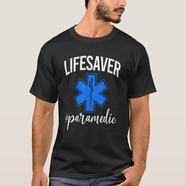 Paramedic Lifesaver Proud Paramedic T-Shirt (Vorderseite)