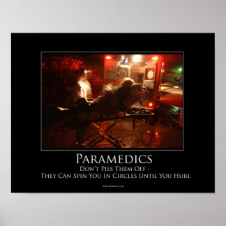 Paramedic Motivierend Poster