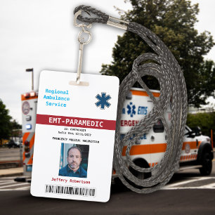 Paramedic Security-ID-Abzeichen Ausweis