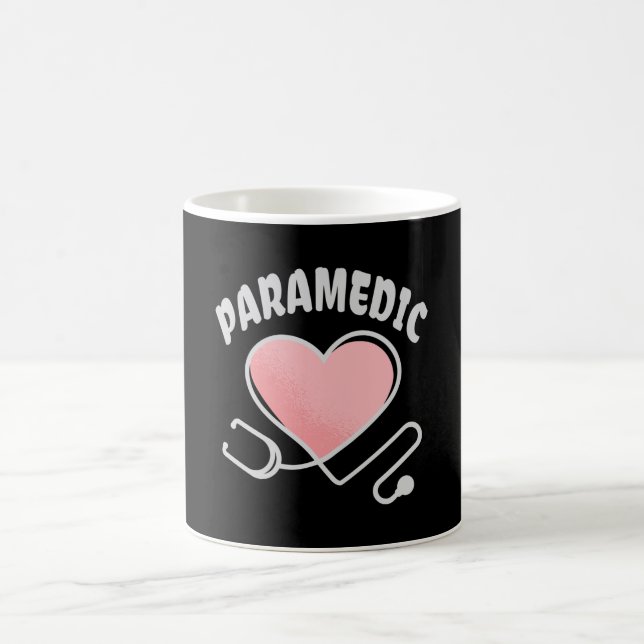 Paramedic Stethoskop mit Herz Kaffeetasse (Mittel)