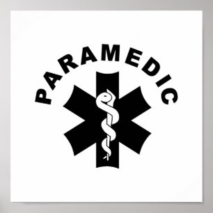 Paramedic-Thema Poster