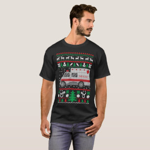 Paramedic Ugly Christmas Sweater Funny Holiday T-Shirt