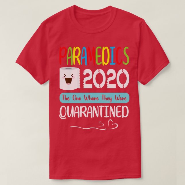 Paramedics Toilettenpapier 2020 mit dem T-Shirt (Design vorne)