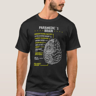 Paramedizinischer Notmediziner Brain Emt E T-Shirt