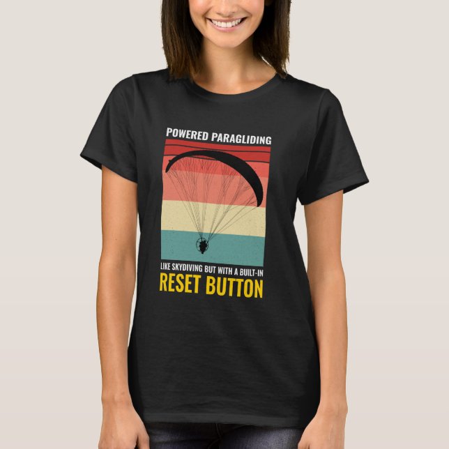 Paramotor Pilot Gleitschirmflieger Fl T-Shirt (Vorderseite)