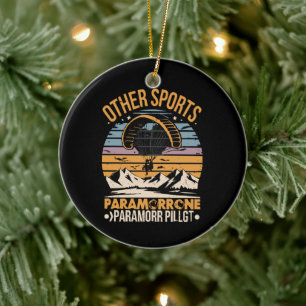 Paramotor Pilot Paramotoring Keramik Ornament