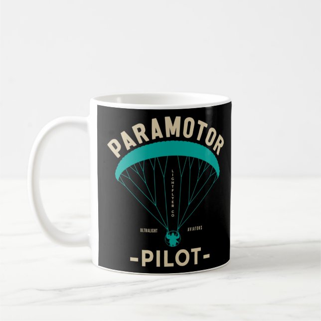 Paramotor Pilot - Ultralight Aviators Kaffeetasse (Links)