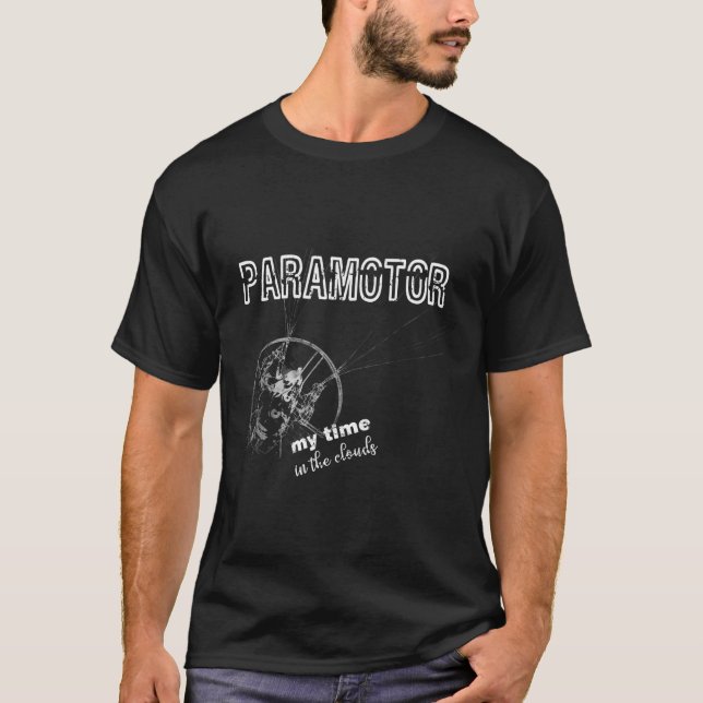 Paramotor Ppg Powered Paraglider Hoodie T-Shirt (Vorderseite)