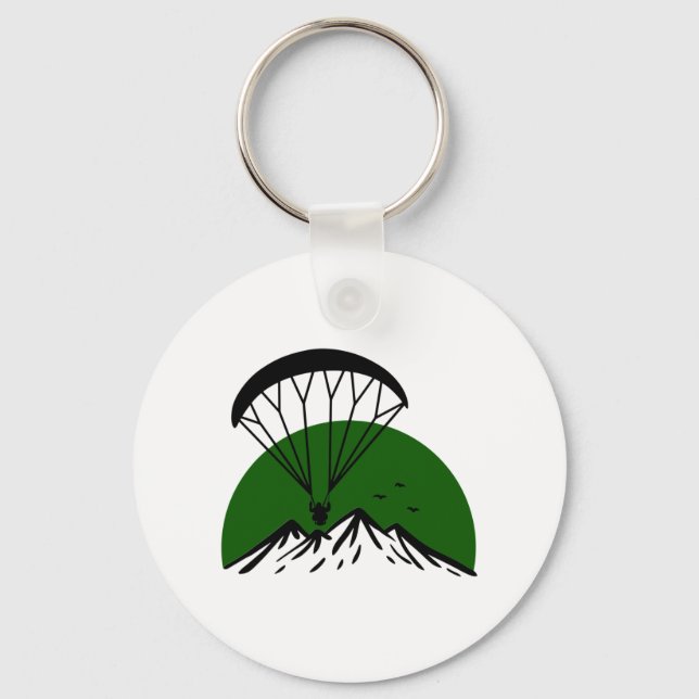 Paramotor Retro Schlüsselanhänger (Vorderseite)