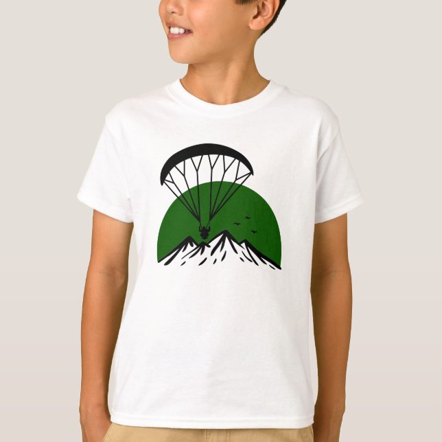 Paramotor Retro Vintag T-Shirt (Vorderseite)