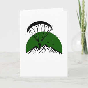Paramotor Retro Vintage Karte