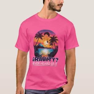 PARAMOTOR TRAINING PARAGLIING FLIGHT RETRO SUNSET T-Shirt