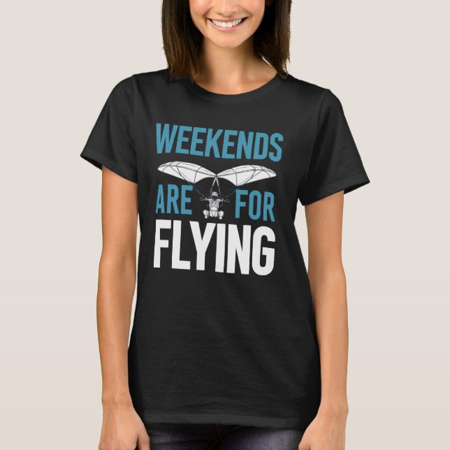 Paramotorflugzeug-Paramotor-Pilot T-Shirt (Vorderseite)
