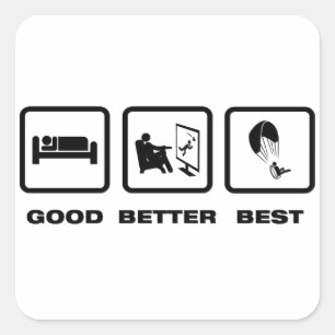 Paramotoring Quadratischer Aufkleber