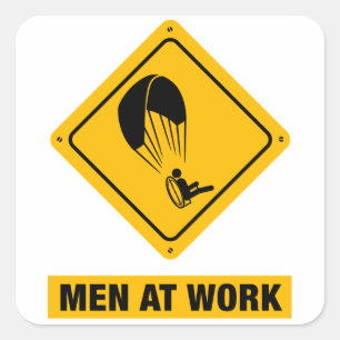 Paramotoring Quadratischer Aufkleber