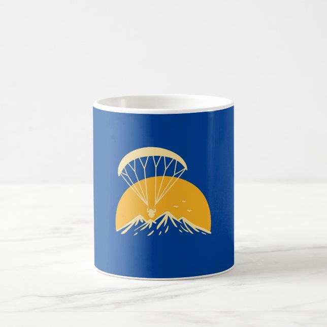 Paramotoring Retro Kaffeetasse (Mittel)