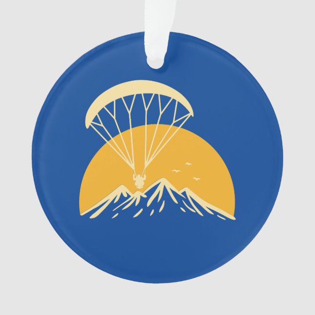 Paramotoring Retro Ornament (Vorderseite)