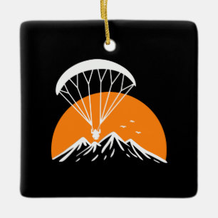Paramotoring Retro Vintag Keramikornament