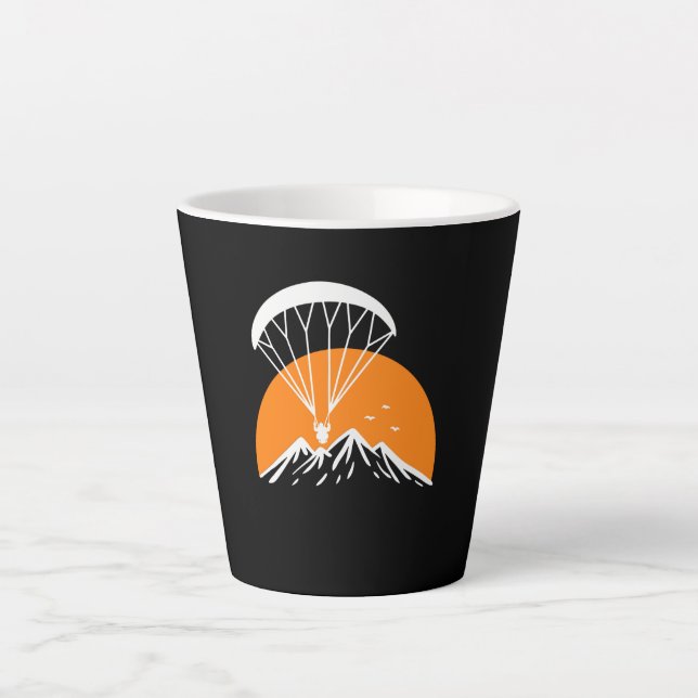 Paramotoring Retro Vintag Milchtasse (Vorderseite)