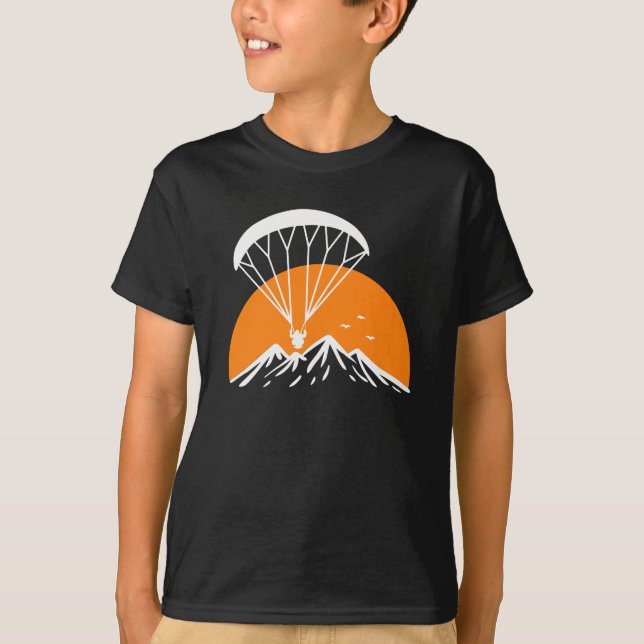 Paramotoring Retro Vintag T-Shirt (Vorderseite)