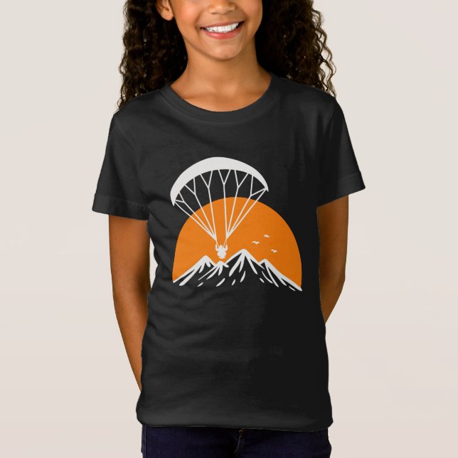 Paramotoring Retro Vintag T-Shirt (Vorderseite)