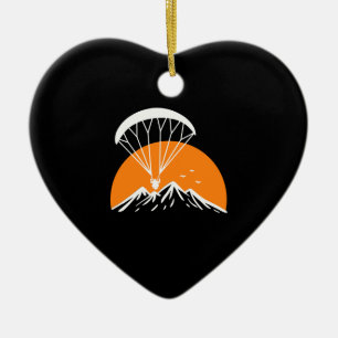 Paramotoring Retro Vintage Keramik Ornament