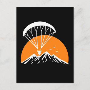 Paramotoring Retro Vintage Postkarte