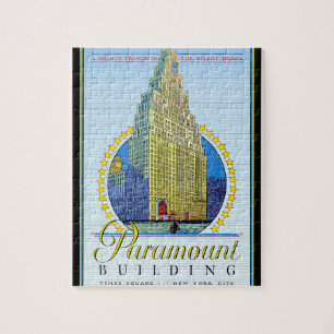 Paramount Building New York City Puzzle