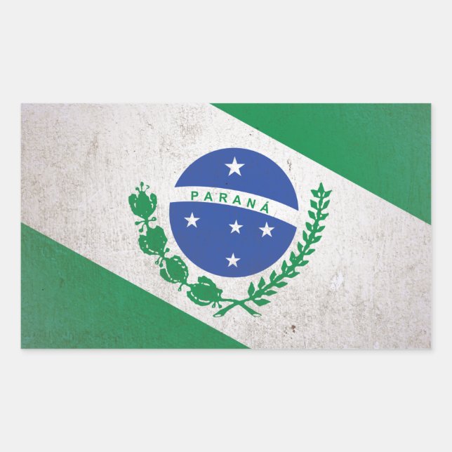 Parana Rechteckiger Aufkleber (Vorderseite)
