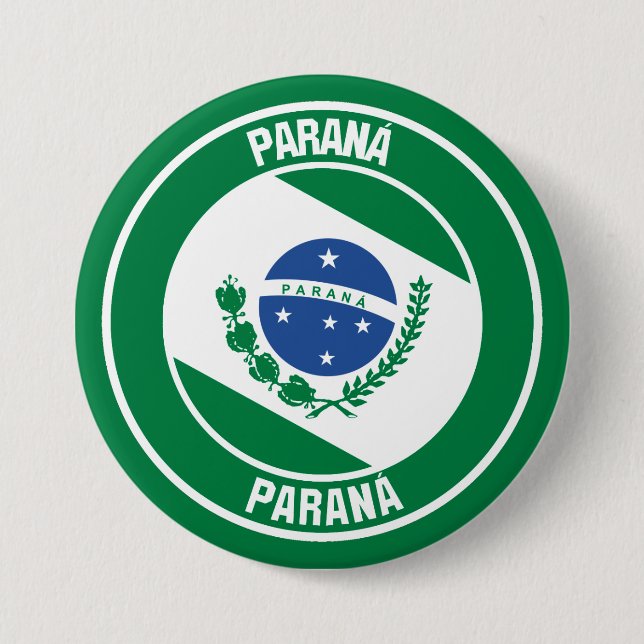 Paraná-RundEmblem Button (Vorderseite)