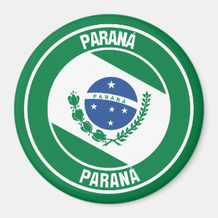 Paraná-RundEmblem Magnet
