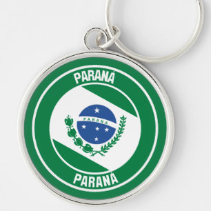Paraná-RundEmblem Schlüsselanhänger