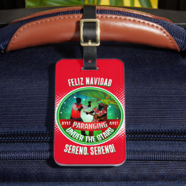 Parang Sereno Feliz Navidad auf RED Gepäckanhänger