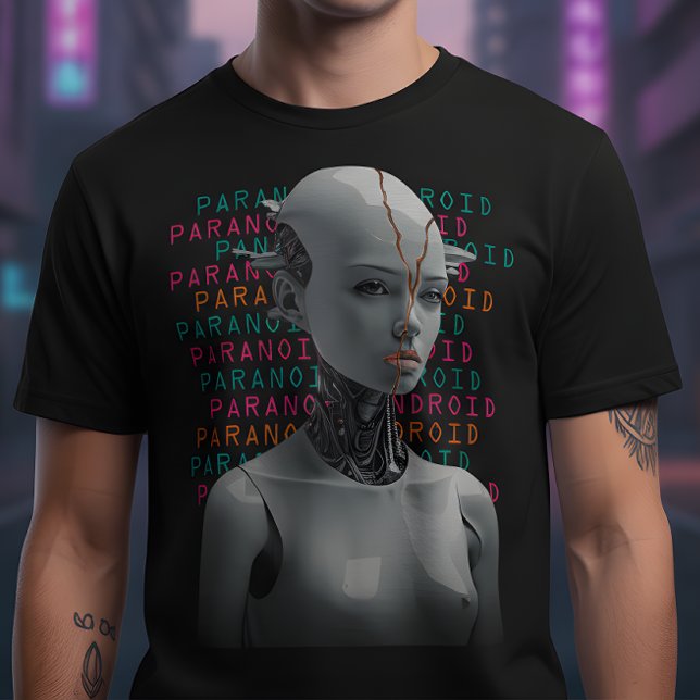 Paranoid Android Grafik T-Shirt (Von Creator hochgeladen)