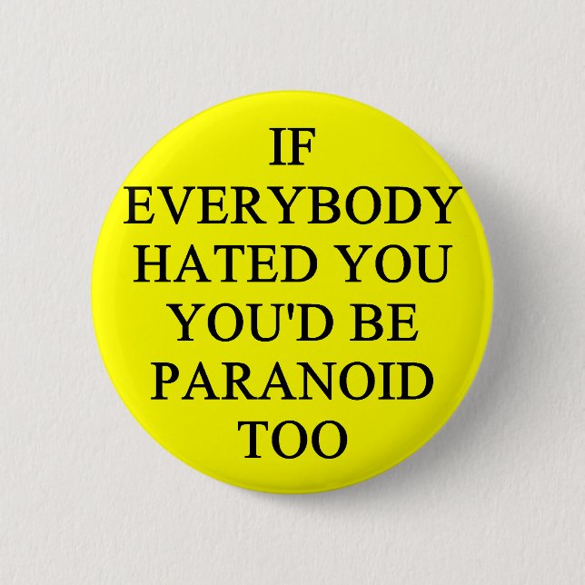 PARANOID BUTTON (Vorderseite)