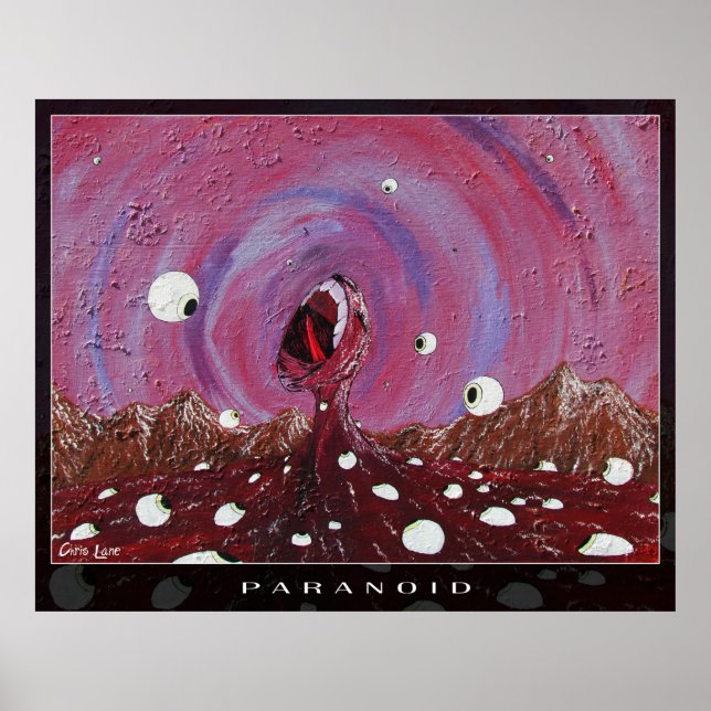 Paranoid Poster (Vorne)