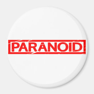 Paranoide Briefmarke Magnet