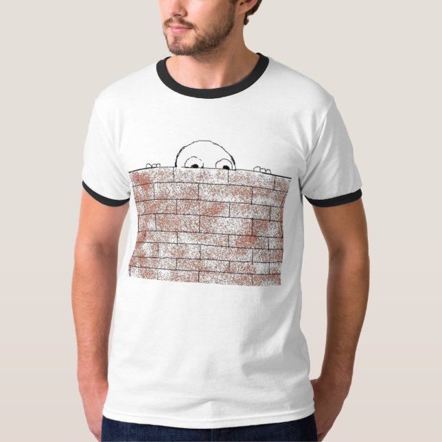 Paranoider Ziegelstein - Shirt (Vorderseite)